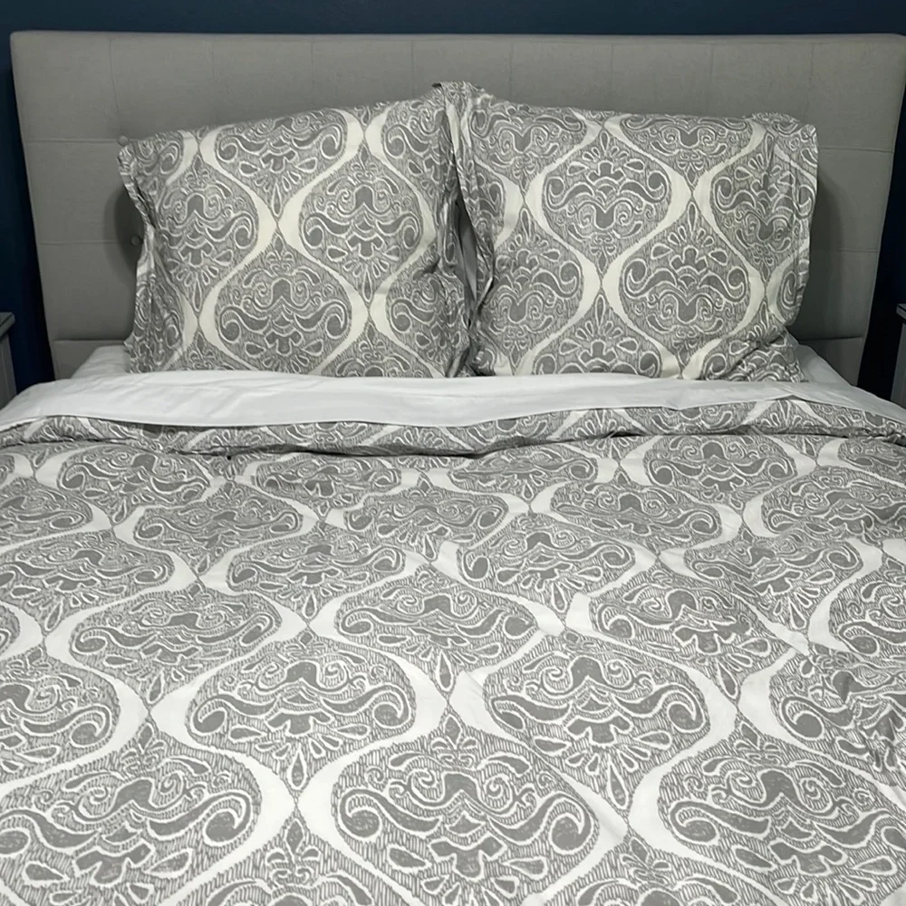 Pottery Barn Duvet Cover & 2 Euro Shams - Like New!